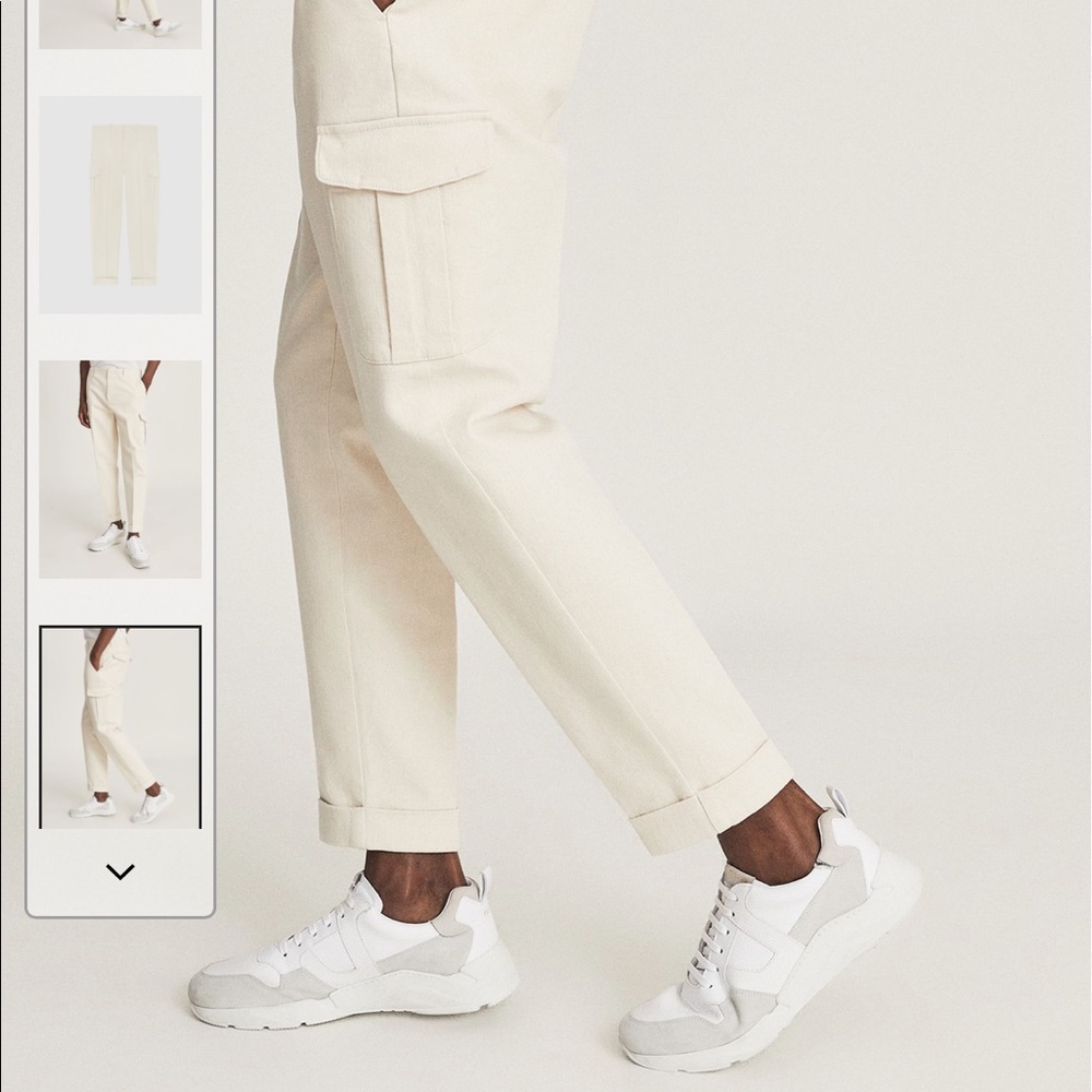 COPY - Mens Reiss corduroy cargo pants